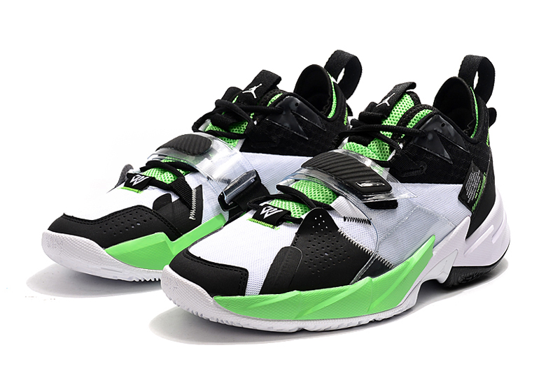 2020 Jordan Why Not Zer0.3 White Black Green - Click Image to Close